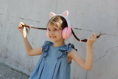 Наушники и гарнитуры Miru Cat EP-W10 (розовый) [W101]