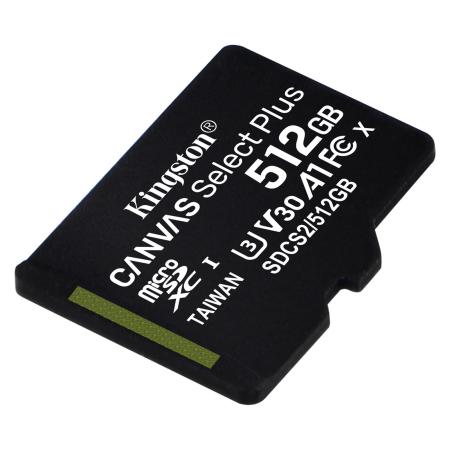 Карты памяти Kingston Canvas Select Plus microSDXC 512GB [SDCS2/512GBSP]