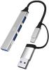 USB-хабы и док-станции Digma DHUB-4USB-AC-3.0 [DHUB-4USB-AC-3.0, 2018378, 4630143156003]