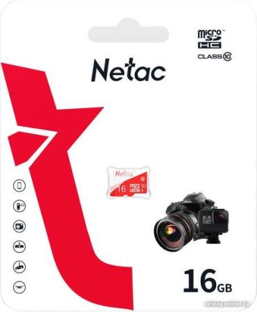 Карты памяти Netac microSDHC P500 ECO 16GB [NT02P500ECO-016G-S]