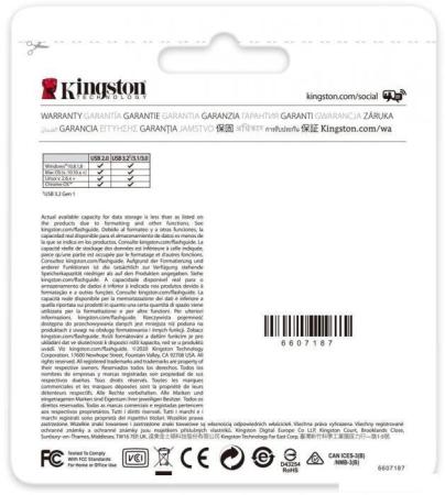 USB Flash GOODRAM UME2 64GB (белый) [UME2-0640W0R11]