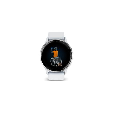 Умные часы и браслеты Garmin Venu 3 (белый, с силиконовым ремешком) [010-02784-00]