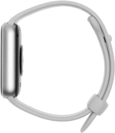 Умные часы и браслеты Xiaomi Smart Band 9 Pro M2401B1 (серебристый, с белым силиконовым ремешком, международная версия) [BHR8715GL]