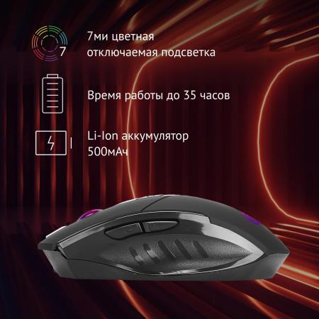 Мыши Oklick 780GW (черный) [1903012]