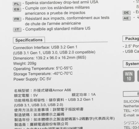 Внешние накопители Silicon-Power Armor A66 2TB SP020TBPHD66SS3K [SP020TBPHD66SS3K]