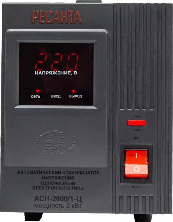 Стабилизаторы, сетевые фильтры, удлинители Ресанта АСН-2000/1-Ц [63/6/4]