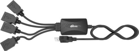 USB-хабы и док-станции Ritmix CR-2405 [CR-2405 Black]