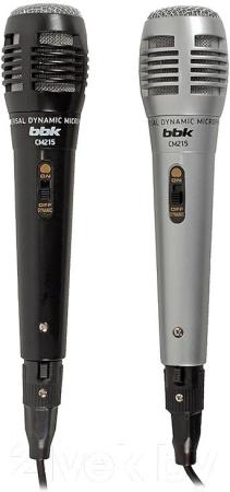 Микрофоны BBK CM215 (черный+серебристый)