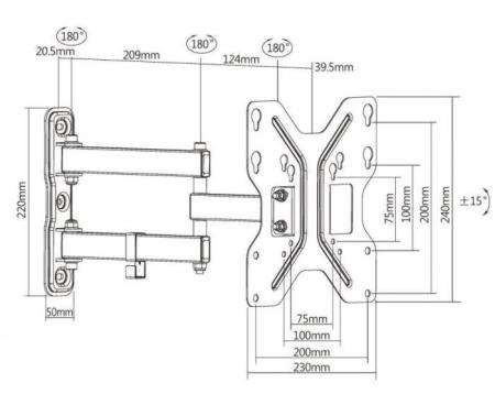 Кронштейны Metaldesign MD 3204 ExtraSlim [MD 3204]
