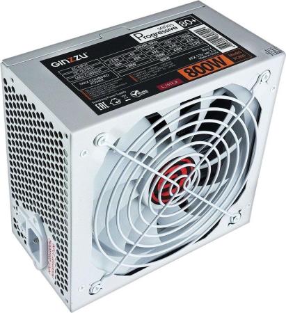 Блоки питания Ginzzu PC800 (белый)