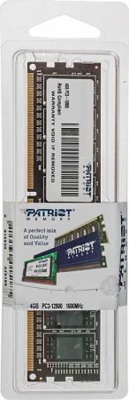 Оперативная память Patriot 4GB DDR3 PC3-12800 (PSD34G16002)