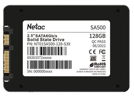 SSD Netac SA500 128GB NT01SA500-128-S3X [NT01SA500-128-S3X]
