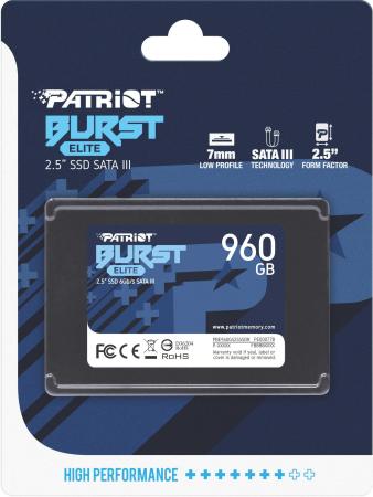 SSD Patriot Burst Elite 960GB PBE960GS25SSDR [PBE960GS25SSDR]