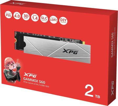 SSD ADATA XPG Gammix S60 Blade 2TB AGAMMIXS60-2T-CS [AGAMMIXS60-2T-CS]