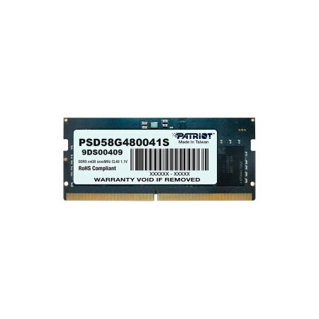 Оперативная память Patriot Signature Line 8ГБ DDR5 4800 МГц PSD58G480041S [PSD58G480041S]
