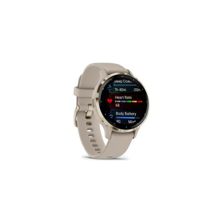Умные часы и браслеты Garmin Venu 3S (френч-грей, с силиконовым ремешком) [010-02785-02]
