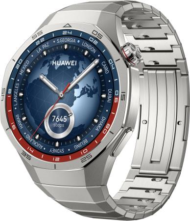 Умные часы и браслеты Huawei Watch GT 5 Pro 46 мм (титан) [55020DGG, 6942103131455]