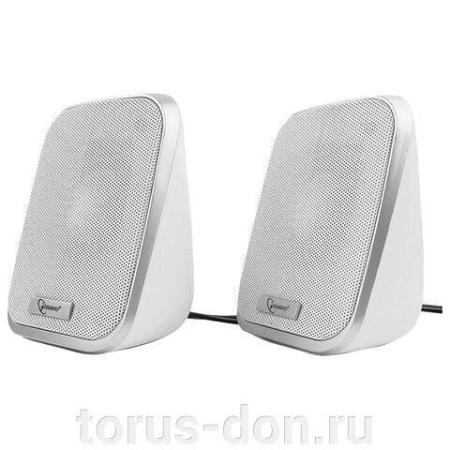 Мультимедиа акустика Gembird SPK-100 (белый) [SPK-100-W]