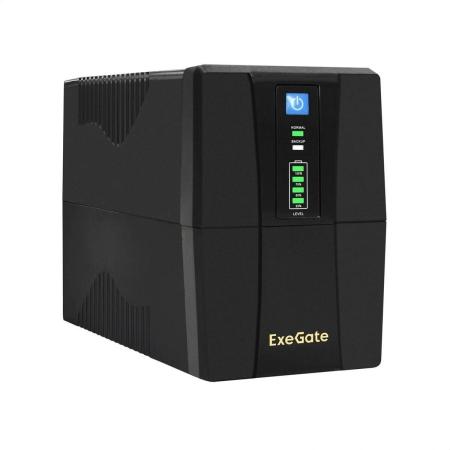 Источники бесперебойного питания ExeGate Power Back BNB-600.LED.AVR.C13.RJ [EP285538RUS]