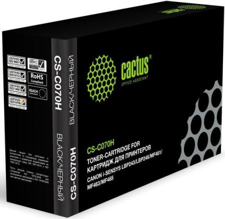 Картриджи для принтеров и МФУ CACTUS CS-C070H (аналог Canon 070H)