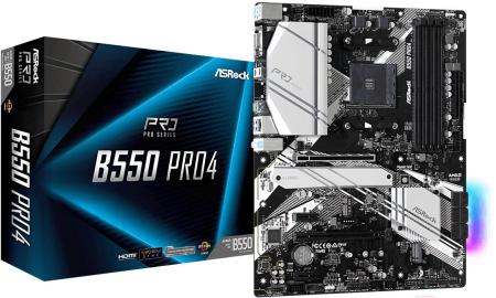 Материнские платы ASRock B550 Pro4