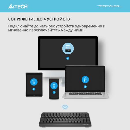 Клавиатуры A4Tech Fstyler FBK11 (серый)