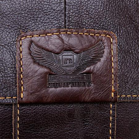 Женские и мужские сумки Poshete 253-6507-31-DBW (коричневый) [253-6507-31-DBW]