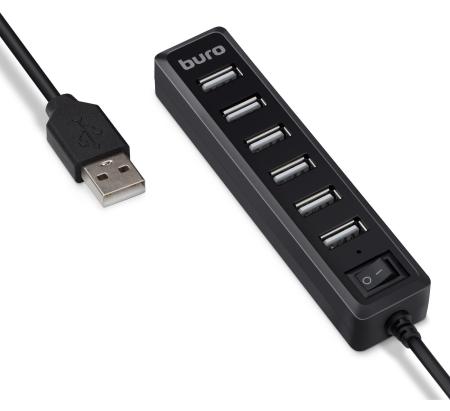 USB-хабы и док-станции Buro BU-HUB7-1.0-U2.0 [436334]