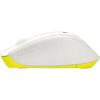 Мыши Logitech M330 Silent Plus (белый/желтый) [910-004926]