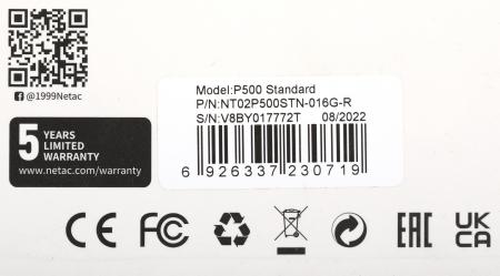 Карты памяти Netac P500 Standard 16GB NT02P500STN-016G-R (с адаптером) [NT02P500STN-016G-R]