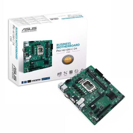 Материнские платы ASUS Pro H610M-C D4-CSM [90MB1A30-M0EAYC]