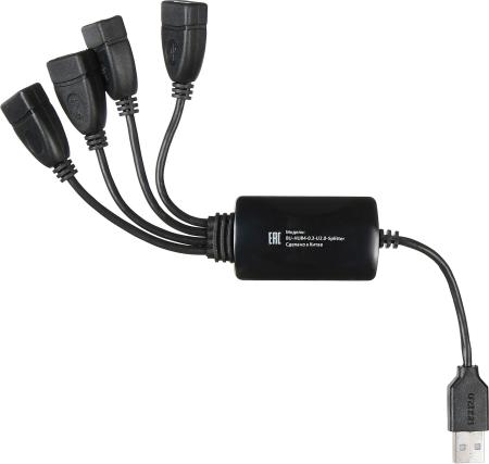 USB-хабы и док-станции Buro BU-HUB4-0.3-U2.0-Splitter [1001420]