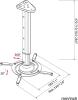 Кронштейны CACTUS CS-VM-PR05L-BK
