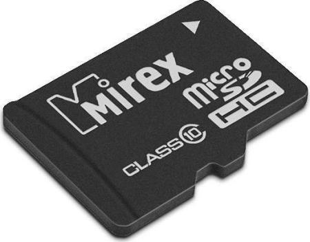 Карты памяти Mirex microSDHC (Class 10) 16GB (13612-MC10SD16) [13612-MC10SD16]