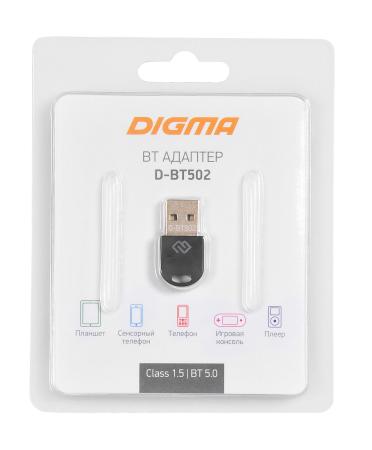 Беспроводные адаптеры Digma D-BT502 [1431084]