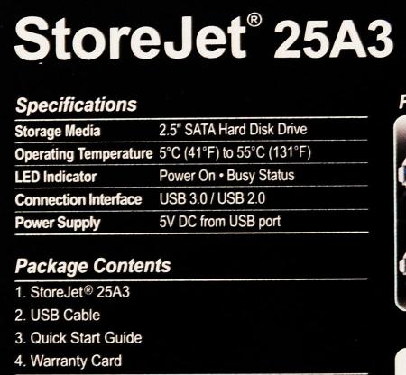 Внешние накопители Transcend StoreJet 25A3 2TB Black (TS2TSJ25A3K)