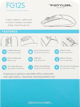 Мыши A4Tech FG12S (черный)
