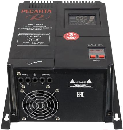 Стабилизаторы, сетевые фильтры, удлинители Ресанта СПН-3600
