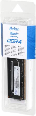 Оперативная память Netac Basic 4GB DDR4 SODIMM PC4-21300 NTBSD4N26SP-04 [NTBSD4N26SP-04]