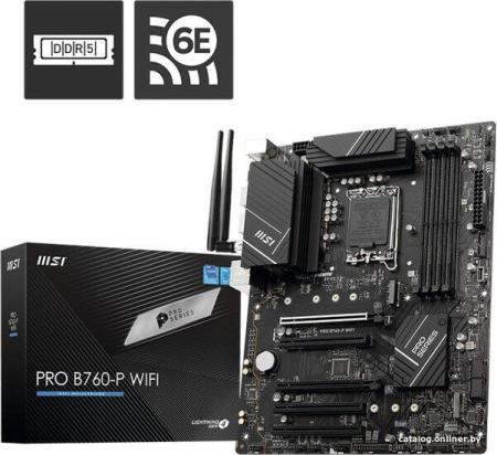 Материнские платы MSI Pro B760-P WiFi