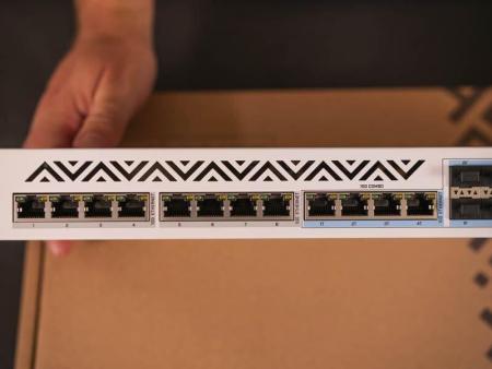 Коммутаторы Mikrotik CRS312-4C+8XG-RM