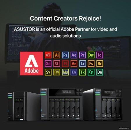 Сетевые накопители (NAS) ASUSTOR Lockerstor 6 Gen2 AS6706T [AS6706T, 90IX01N1-BW3S60]