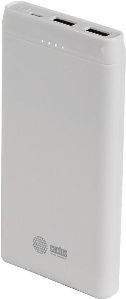 Портативные зарядные устройства CACTUS CS-PBFSMT-10000 (белый) [CS-PBFSMT-10000]