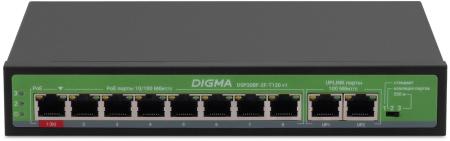 Коммутаторы Digma DSP208F-2F-T120 V1 [DSP208F-2F-T120 V1, 1975922]