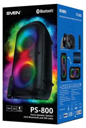 Беспроводные и портативные колонки SVEN PS-800 [PS-800, 6438162021511, SV-021511]