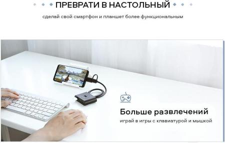 USB-хабы и док-станции Ugreen CR113 40850 [40850]