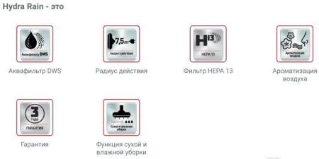 Пылесосы Arnica Hydra Rain (зеленый) [ET12101] [ET12101]