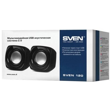Мультимедиа акустика SVEN 120 [SV-013493, 6438162013493]