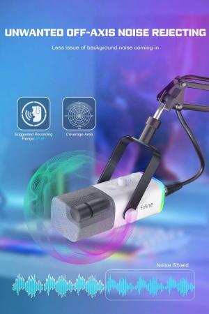 Микрофоны FIFINE AM8T (белый) [AM8TW]