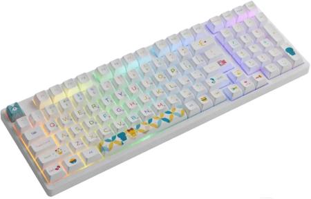 Клавиатуры Akko 3098B Doraemon Rainbow (Akko CS Jelly Pink)